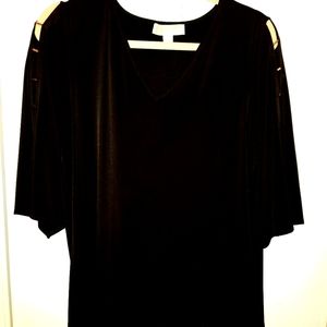 Black 3/4 sleeve Michael Kors blouse